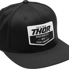 Chevron Snapback Hat - Black