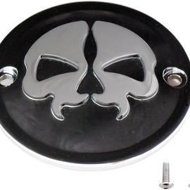 Point Cover Split Skull - Black - 2 Hole