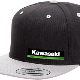 Kawasaki Wedge Hat - Black/Gray