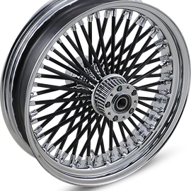 Front Wheel - Dual Disc/No ABS - Black Chrome - 18"x3.50" - '00-'07 FLT