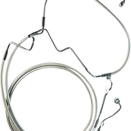 Brake Line - Front - Designer Lower - ABSRAD - Sterling Chromite +4"