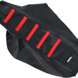 Ribbed Seat Cover - Red - Honda