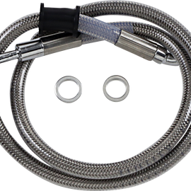 Brake Line - +4" - Stainless Steel - '18-'20 Softail