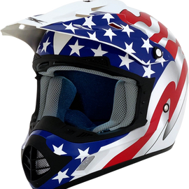 FX-17 Helmet - Flag - White - XS