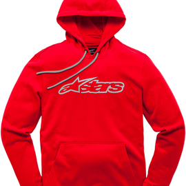 Blaze Hoodie - Red/Gray - XL