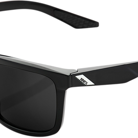 Blake Sunglasses - Gloss Black - Smoke Polarized