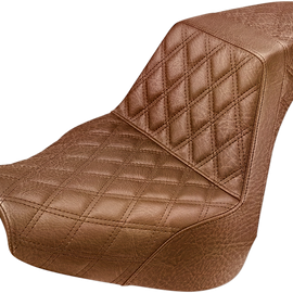 Step Up Seat - Lattice Stitched - Brown - FXBR/S