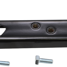 Left Saddlebag Rail Support Bracket - Black