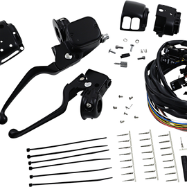 Handlebar Controls - 9/16" Master Cylinder - '96 - '11 - Black