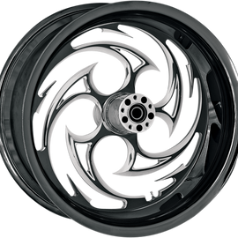 Savage Eclipse Rear Wheel - Single Disc/ABS - Black - 17"x6.25" - '08-'10 FXST