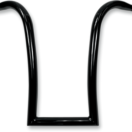 Black 1-1/4" Thick Ape Hanger Handlebar w/ 16" Rise