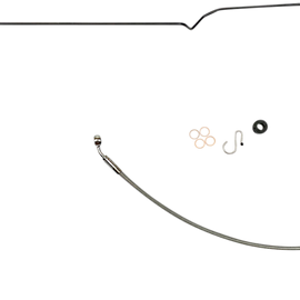 Brake Line Lower Indian Stainless Steel Chrome