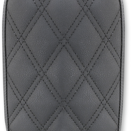 Lattice Stitched Pad - Black -  6"