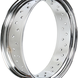 Rim - 40 Spoke - Steel - Chrome - 5.50 X 18"