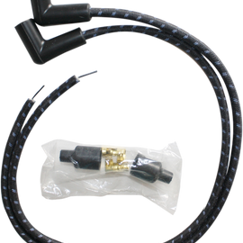 Spark Plug Wires - Black/Blue