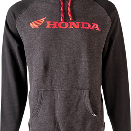 Honda Landscape Pullover Hoodie - Charcoal/Black - Large