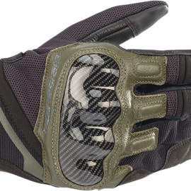 Chrome Gloves - Black/Green - 2XL