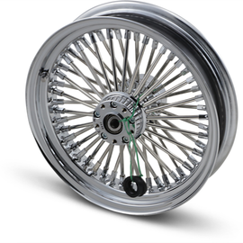 Rear Wheel - Single Disc/No ABS - Chrome - 16"x3.50"