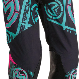 Sahara Pants - Black/Teal/Pink - 40
