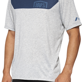 Airmatic Jersey - Short-Sleeve - Gray/Blue - Medium