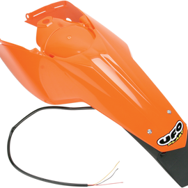 Enduro Rear Fender - with Light - '98 - '20 KTM Orange