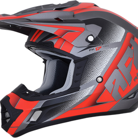 FX-17 Helmet - Force - Frost Gray/Red - XL