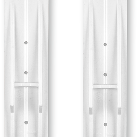 Trail Skis - White - 6" - Pair