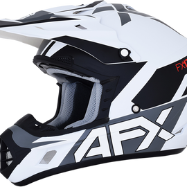 FX-17 Helmet - Aced - Matte White/White - Large