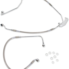 Rear Brake Line - FL '09-'13 ABS - Stainless Steel