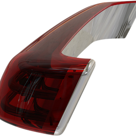 Saddlebag Lights - BCM - Chrome/Red