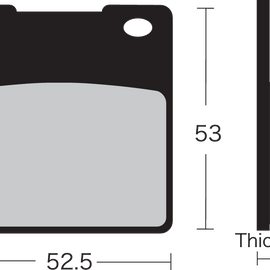 Semi-Metallic Brake Pads - VD-327