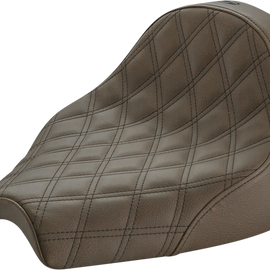 Renegade Solo Seat - Lattice Stitched - Brown