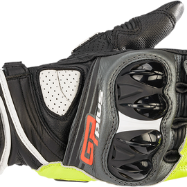 GP Plus R v2 Gloves - Gray/Black/Yellow/Red - Large