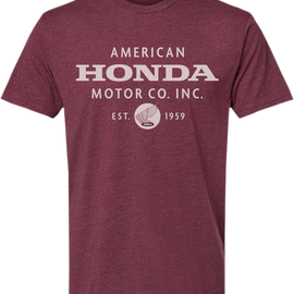 Honda Motor Company T-Shirt - Maroon - XL