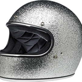 Gringo Helmet - Brite Silver Megaflake - XS