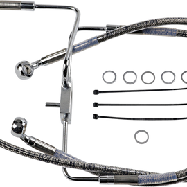 Brake Line - +10" - Stainless Steel - XL