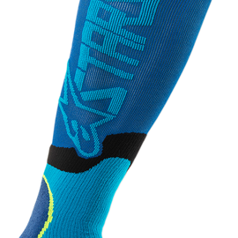 MX Plus 2 Socks - Black/Cyan - Small/Medium