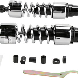 412 Series Shocks - Chrome - 12" - Heavy Duty