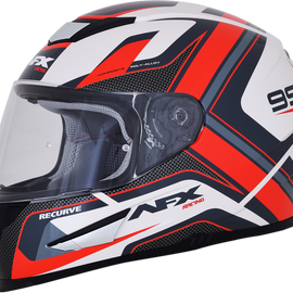 FX-99 Helmet - Recurve - Pearl White/Red - Small