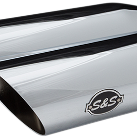 Slash Cut Race Mufflers - Chrome