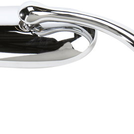 Oval Mirror - Chrome - Short Stem - Chrome