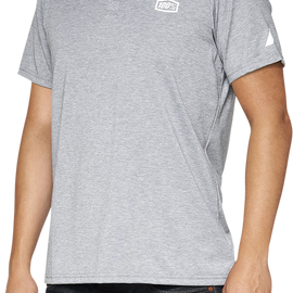 Corpo Polo Shirt - Heather Gray/White - Small