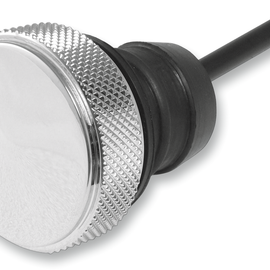 Oil Dipstick - Chrome - Peaked Design - Softail