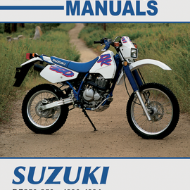 Manual - Suzuki DR 250/350