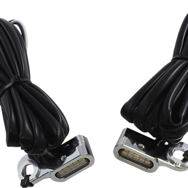 Marker Lights - White/Amber - Chrome