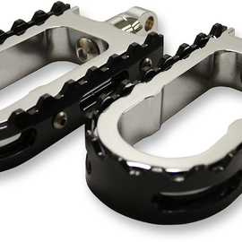 BMX Footpegs - Chrome/Black