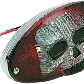 Taillight - Red Cat Eye with Skull Face