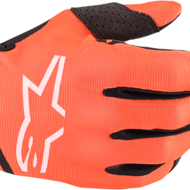 Youth Radar Gloves - Orange/Black - Large