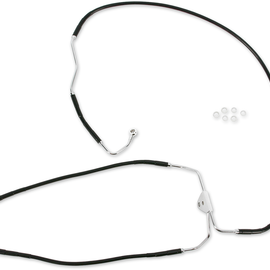 Front Brake Line FLHT 09-13 ABS Black