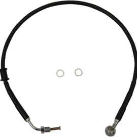 Brake Line - Front - +2" - Black - XL